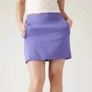 Athleta Brooklyn 16" Periwinkle Purple Skort Size 14